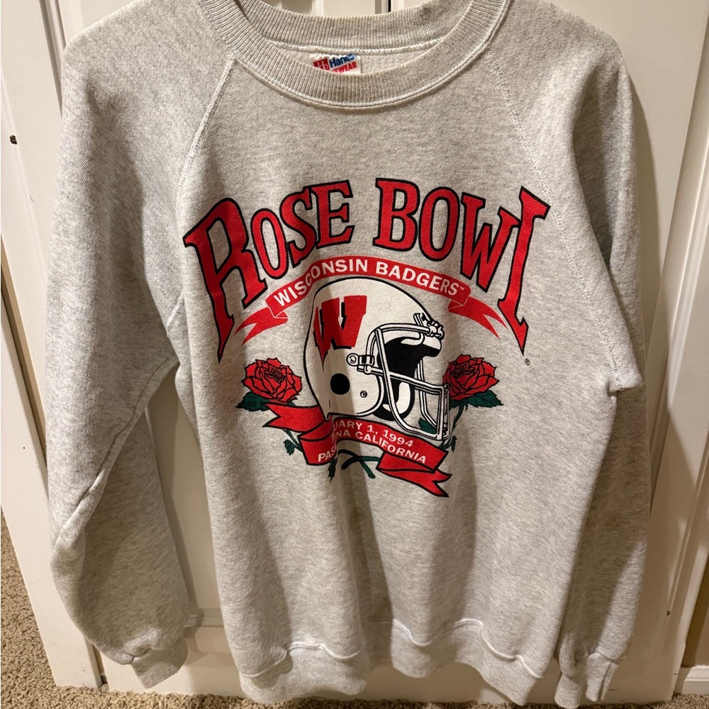 Vintage Wisconsin Badgers 1994 Rose Bowl Crewneck Sweatshirt